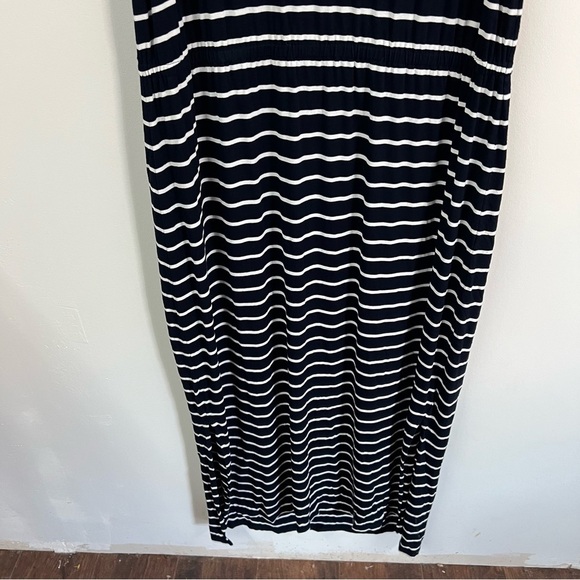 Talbots Embroidered Stripe Maxi Dress - Picture 7 of 14